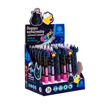 DŁUGOPIS AUTOM WYMAZYWALNY 0,5 OOPS CATS A'36