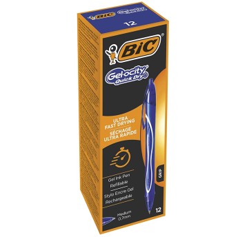 DŁUGOPIS BIC GELOCITY QUICK DRY NIEB. 8303 (12)