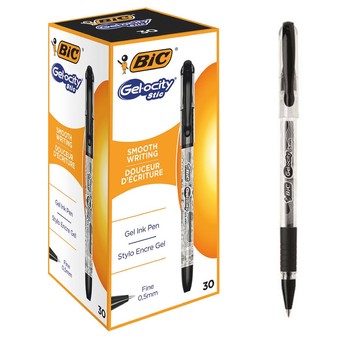 DŁUGOPIS BIC GELOCITY STIC CZARNY A'30 6301