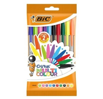 DŁUGOPIS CRISTAL MULTICO MIX B10 4101