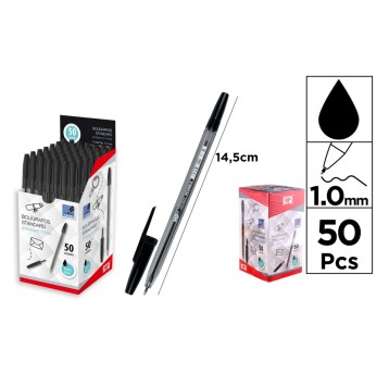 Długopis Czarny Standard 8168 A'50