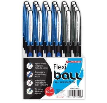 DŁUGOPIS FLEXI BALL NIEBIESKI A'30 4253