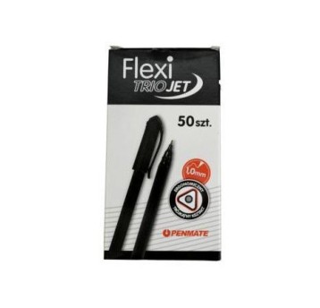 DŁUGOPIS FLEXI TRIO JET 1,0 MM CZARNY 8900 A'50