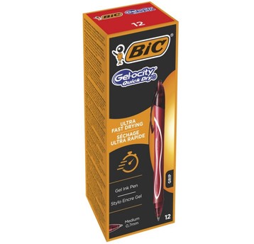 DŁUGOPIS GELOCITY QUICK DRY CZERWONE (12)