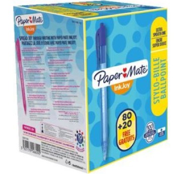 DŁUGOPIS INKJOY 100 BP RT NIEBIES M/XF (80+20)7446