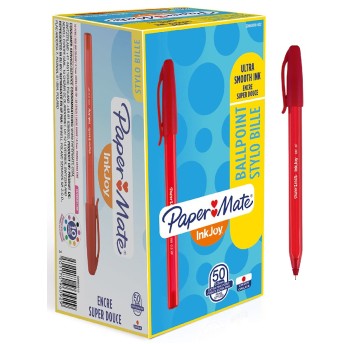 DŁUGOPIS INKJOY 100 CZERWONY M 8100 (50)