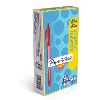 DŁUGOPIS INKJOY 100 RT CZERWONY M 7059 (20)