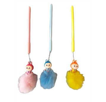 DŁUGOPIS L Z POMPONEM MIX KOLOR A"40