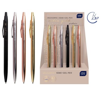 DŁUGOPIS METALOWY SLIM SATIN GOLD 6834 A'24