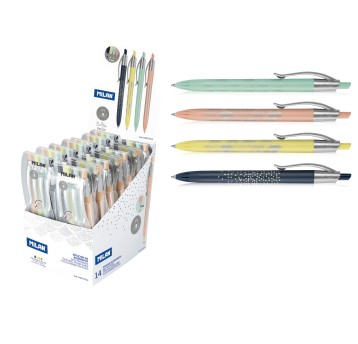 DŁUGOPIS P1 SILVER ETUI 4KOL 176577914