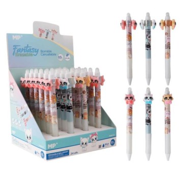 DŁUGOPIS ŚCIERALNY WIRUJĄCY KOTEK 4188 A'24