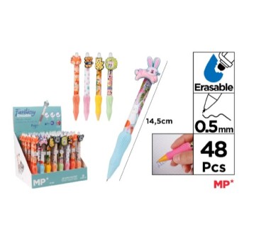 Długopis ścieralny z nakł. królik koala lis A'48