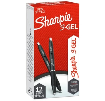 DŁUGOPIS SHARPIE GEL CZARNY 0.7MM 2136595 A'12