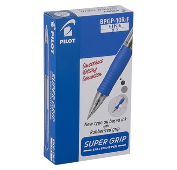 DŁUGOPIS SUPER GRIP NIEBIESKI PILOT A'12 4737