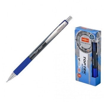 DŁUGOPIS TOP TEK RT NIEBIESKI 0,7MM (12) 0758