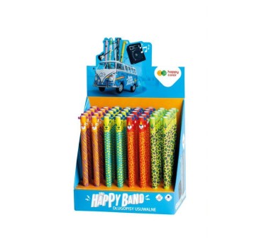 DŁUGOPIS USUWALNY USZAKI WILD 0,5MM NIEB 2751 A'12