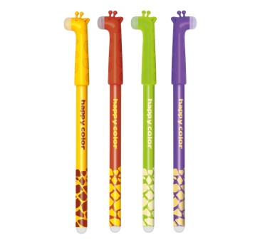 Długopis usuwalny "Żyrafy", 0.5mm, niebieski, A'12