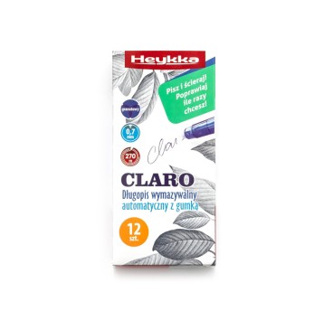 Długopis wymazywalny aut. Claro HEYKKA A'12