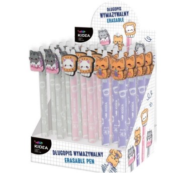 DŁUGOPIS WYMAZYWALNY AUTOMA Z FIGURKĄ D KOTEK A'24