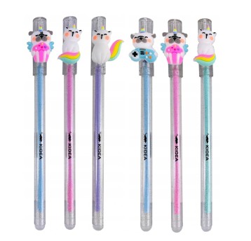 DŁUGOPIS WYMAZYWALNY Z FIGURKĄ I KIDEA D 6160 A'36