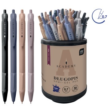 Długopis z gripem ACADEMY A"36 7909