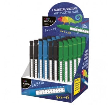 DŁUGOPIS Z TABLICZKĄ MNOŻENIA KIDEA D 0167 A'40