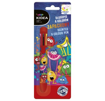 DŁUGOPIS ZAPACHOWY 8 KOL. KIDEA 9438