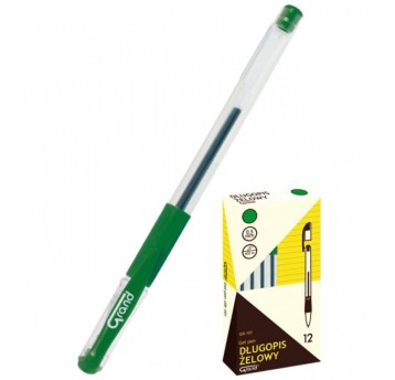 DŁUGOPIS ŻEL GR-101 ZIELONY GRAND 160-1028