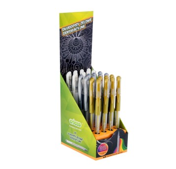 DŁUGOPIS ŻELOWY CRICCO DECO PEN MIX 0496 (24)
