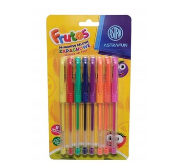 Długopisy zapachowe żelowe 0,8 mm ASTRAFUN FRUTOS