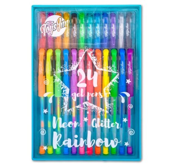 DŁUGOPISY ŻELOWE 24SZT STN 5713