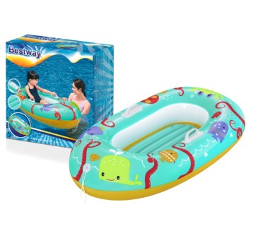 DMUCHANY PONTON DLA DZIECI 119X79CM NIEBIESKI 0334