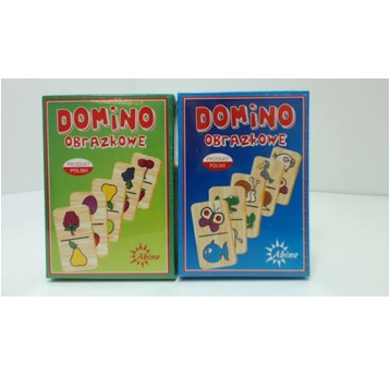 DOMINO OBRAZKOWE ZWIERZĘTA 2243