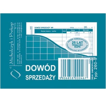DOWÓD SPRZEDAŻY A7 260-9