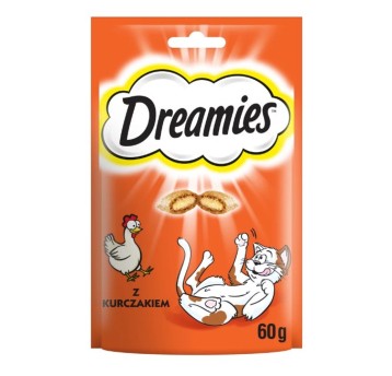 DREAMIES PRZEKĄSKA SMAKOŁYK KARMA DLA KOTA 60G