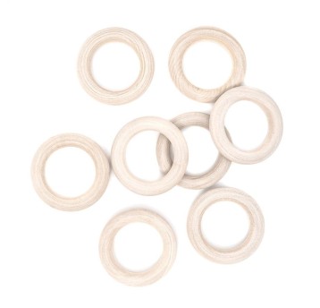 DREWNIANE KÓŁKO DO MAKRAMY 45MM 8 SZT. 2880