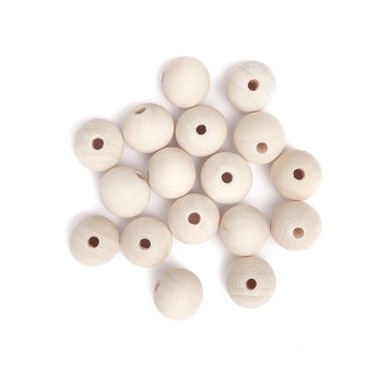 DREWNIANE KORALIKI KULKI 20 MM 40G 0268