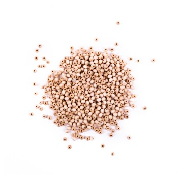 DREWNIANE KORALIKI KULKI 6 MM 40G 2126