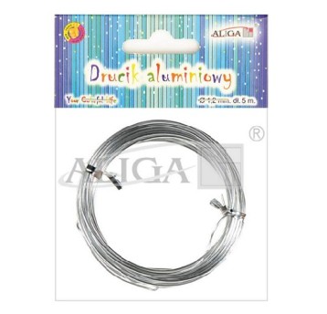 Drucik aluminiowy srebrny