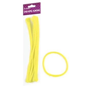 DRUCIKI KREATY. DR 6MM DŁ 30 CM 15 SZT ŻÓŁTE 7906