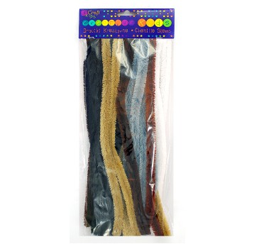 DRUCIKI KREATYWNE 30 CM ANIMAL PRINTS, 24 SZT.