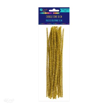 DRUCIKI KREATYWNE 30 CM ZŁOTE, 25 SZT 6022