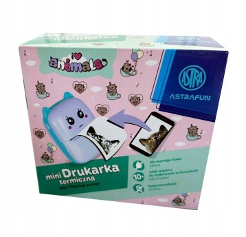 Drukarka termiczna ASTRAFUN ANIMALS 1 szt.box 5013