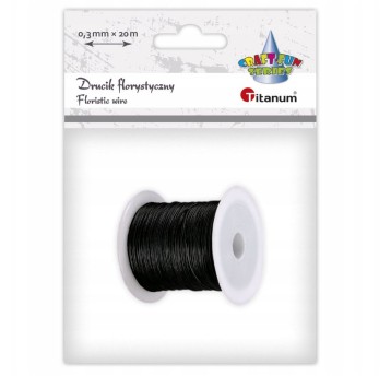 DRUT DEKOR 03MM/20M CZARNY