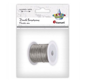 DRUT DEKOR 03MM/20M SREBRNY