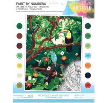 DUŻY ZESTAW DO MALOWANIA PO NUMERACH - ARTISTE -