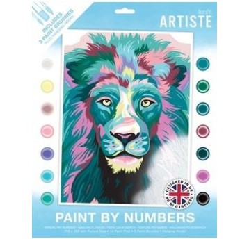 DUŻY ZESTAW DO MALOWANIA PO NUMERACH - ARTISTE -