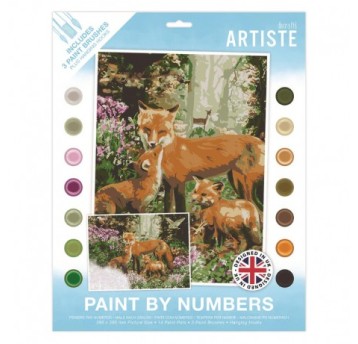 DUŻY ZESTAW DO MALOWANIA PO NUMERACH - ARTISTE - S