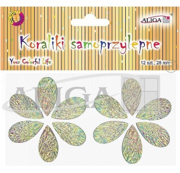 Dżety, kryształki samoprzylepne łezki