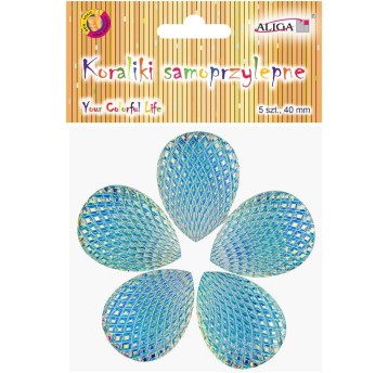 Dżety, kryształki samoprzylepne łezki